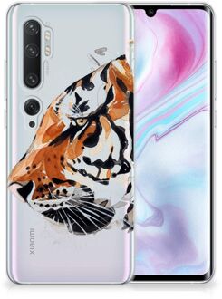 B2Ctelecom Hoesje maken Xiaomi Mi Note 10 Pro Watercolor Tiger