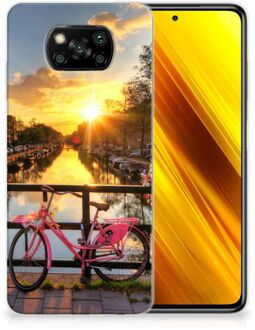 B2Ctelecom Hoesje maken Xiaomi Poco X3 Telefoonhoesje Amsterdamse Grachten