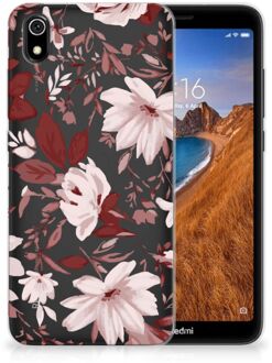 B2Ctelecom Hoesje maken Xiaomi Redmi 7A Watercolor Flowers