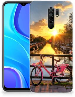 B2Ctelecom Hoesje maken Xiaomi Redmi 9 Telefoonhoesje Amsterdamse Grachten