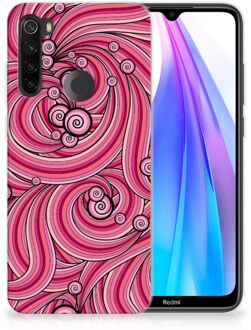 B2Ctelecom Hoesje maken Xiaomi Redmi Note 8T Swirl Pink