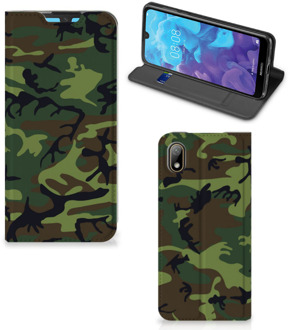 B2Ctelecom Hoesje met Magneet Huawei Y5 (2019) Army Dark