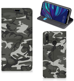 B2Ctelecom Hoesje met Magneet Huawei Y7 hoesje Y7 Pro (2019) Army Light