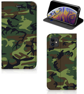 B2Ctelecom Hoesje met Magneet iPhone 11 Army Dark