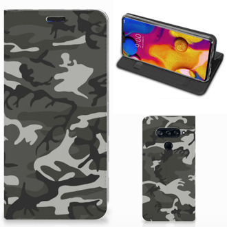 B2Ctelecom Hoesje met Magneet LG V40 Thinq Army Light