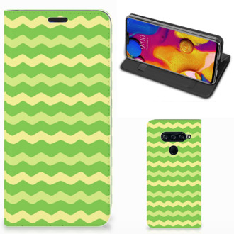 B2Ctelecom Hoesje met Magneet LG V40 Thinq Waves Green