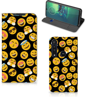 B2Ctelecom Hoesje met Magneet Motorola G8 Plus Emoji