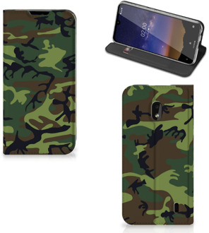 B2Ctelecom Hoesje met Magneet Nokia 2.2 Army Dark