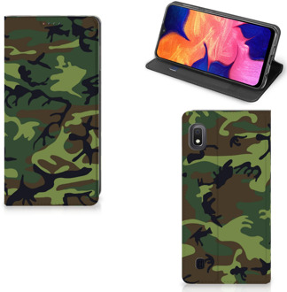 B2Ctelecom Hoesje met Magneet Samsung Galaxy A10 Army Dark