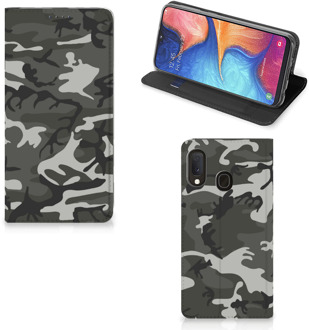 B2Ctelecom Hoesje met Magneet Samsung Galaxy A20e Army Light