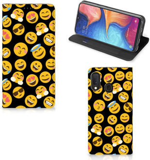 B2Ctelecom Hoesje met Magneet Samsung Galaxy A20e Emoji