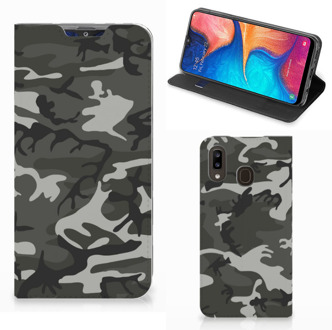 B2Ctelecom Hoesje met Magneet Samsung Galaxy A30 Army Light