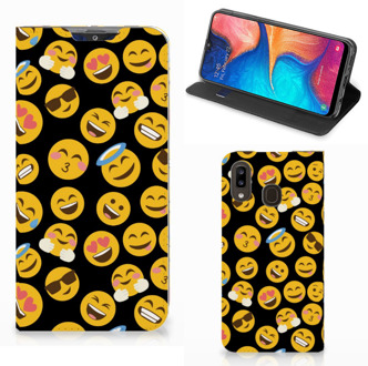 B2Ctelecom Hoesje met Magneet Samsung Galaxy A30 Emoji