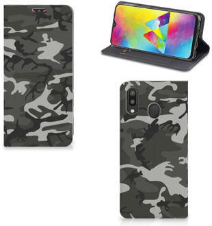 B2Ctelecom Hoesje met Magneet Samsung Galaxy M20 Army Light