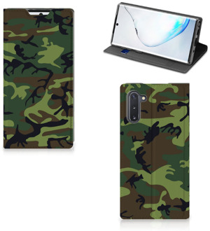 B2Ctelecom Hoesje met Magneet Samsung Galaxy Note 10 Army Dark