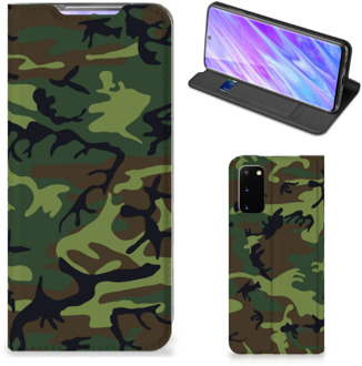 B2Ctelecom Hoesje met Magneet Samsung Galaxy S20 Army Dark