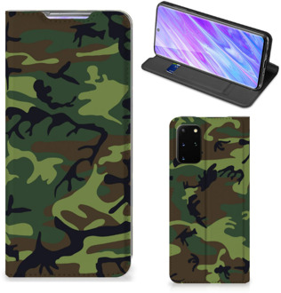 B2Ctelecom Hoesje met Magneet Samsung Galaxy S20 Plus Army Dark