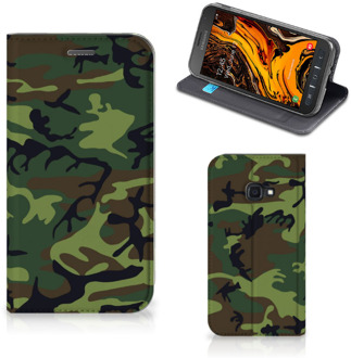 B2Ctelecom Hoesje met Magneet Samsung Galaxy Xcover 4s Army Dark