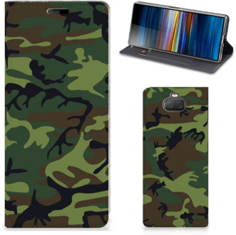 B2Ctelecom Hoesje met Magneet Sony Xperia 10 Army Dark