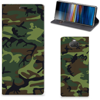 B2Ctelecom Hoesje met Magneet Sony Xperia 10 Plus Army Dark