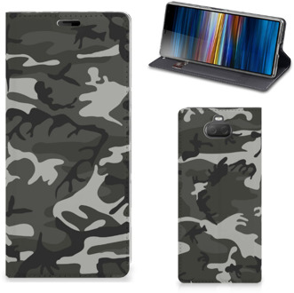 B2Ctelecom Hoesje met Magneet Sony Xperia 10 Plus Army Light