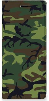 B2Ctelecom Hoesje met Magneet Sony Xperia 5 Army Dark