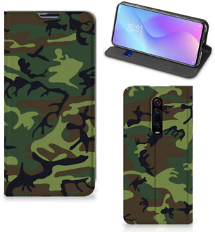 B2Ctelecom Hoesje met Magneet Xiaomi Mi 9T Pro Army Dark