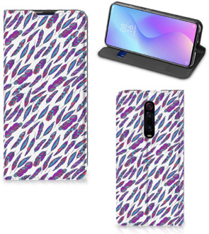 B2Ctelecom Hoesje met Magneet Xiaomi Redmi K20 Pro Feathers Color