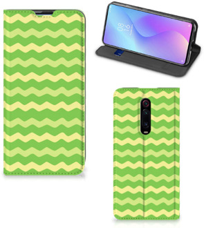 B2Ctelecom Hoesje met Magneet Xiaomi Redmi K20 Pro Waves Green