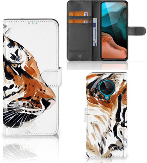 B2Ctelecom Hoesje met Tekst Xiaomi Poco F2 Pro Telefoon Hoesje Tiger