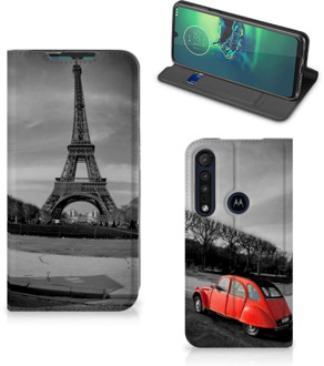 B2Ctelecom Hoesje Motorola G8 Plus Wallet Case Eiffeltoren Parijs