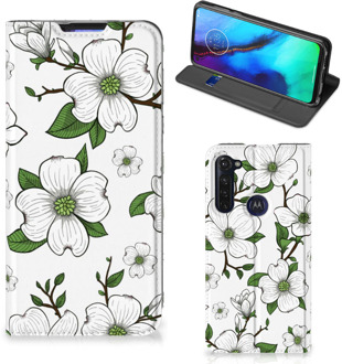 B2Ctelecom Hoesje Motorola Moto G Pro Book Case Dogwood Flowers