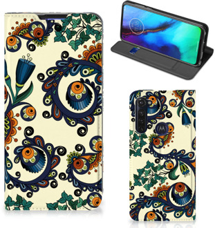 B2Ctelecom Hoesje Motorola Moto G Pro Bookcase Barok Flower