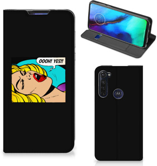 B2Ctelecom Hoesje Motorola Moto G Pro Bookcase Popart Oh Yes