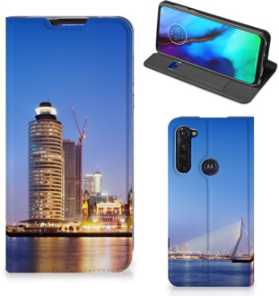 B2Ctelecom Hoesje Motorola Moto G Pro Telefoonhoesje Tekst Erasmusbrug Rotterdam