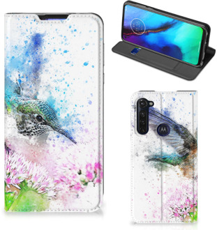 B2Ctelecom Hoesje Motorola Moto G Pro Wallet Book Case Vogel