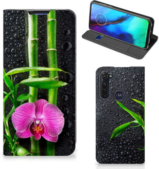 B2Ctelecom Hoesje Motorola Moto G Pro Wallet Bookcase Orchidee