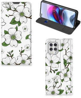 B2Ctelecom Hoesje Motorola Moto G100 Book Case Dogwood Flowers