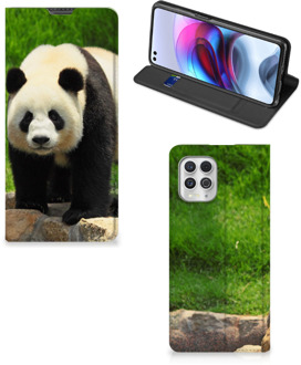 B2Ctelecom Hoesje Motorola Moto G100 Telefoontas Panda