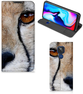 B2Ctelecom Hoesje Motorola Moto G9 Play Bookcase Cheetah