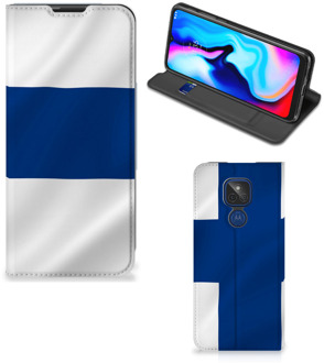 B2Ctelecom Hoesje Motorola Moto G9 Play Bookcase Finse Vlag