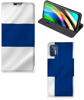 B2Ctelecom Hoesje Motorola Moto G9 Plus Bookcase Finse Vlag