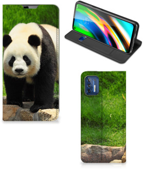 B2Ctelecom Hoesje Motorola Moto G9 Plus Telefoontas Panda