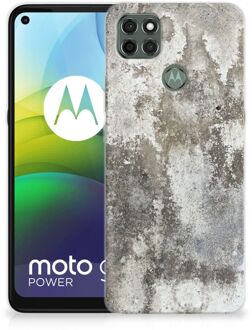 B2Ctelecom Hoesje Motorola Moto G9 Power Telefoon Hoesje Beton