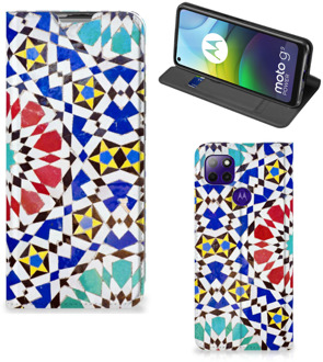 B2Ctelecom Hoesje Motorola Moto G9 Power Telefoontas Mozaïek