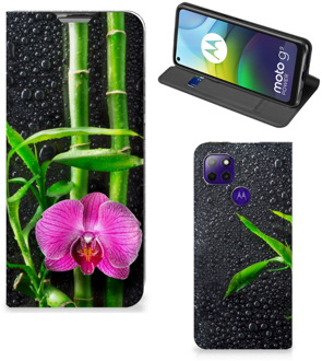 B2Ctelecom Hoesje Motorola Moto G9 Power Wallet Bookcase Orchidee