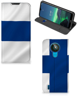 B2Ctelecom Hoesje Nokia 1.4 Bookcase Finse Vlag