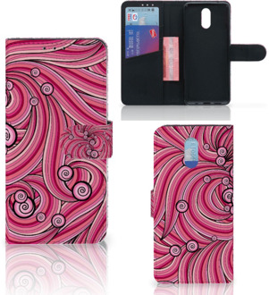 B2Ctelecom Hoesje Nokia 2.3 Swirl Pink