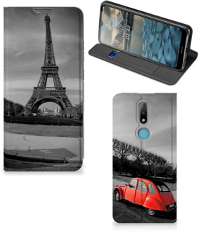 B2Ctelecom Hoesje Nokia 2.4 Wallet Case Eiffeltoren Parijs