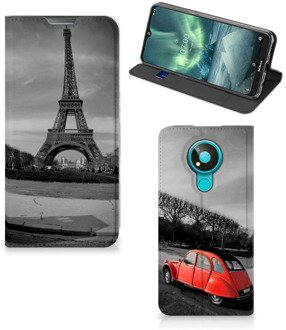 B2Ctelecom Hoesje Nokia 3.4 Wallet Case Eiffeltoren Parijs